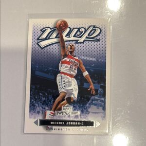 Michael Jordan MVP Trading Card 2003 Upperdeck mint condition